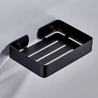 Black soap dish