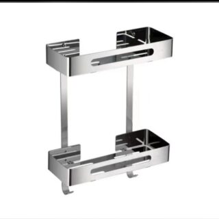Square Chrome shelve for bathroom