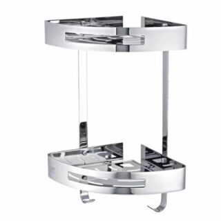 Corner Chrome shelve for bathroom